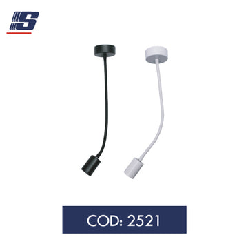 Boquilla portalámpara colgante flexible E27