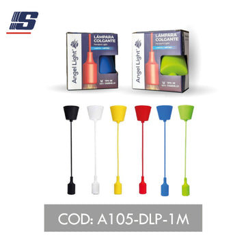 Boquilla portalámpara colgante de varios colores E27