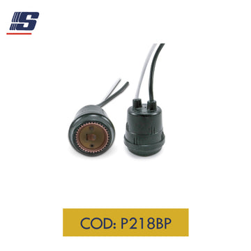 Boquilla portalámpara de caucho E27