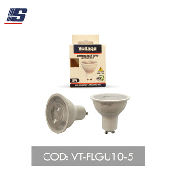 Foco LED dicroico MR16 5W 85-265V GU10 6500K