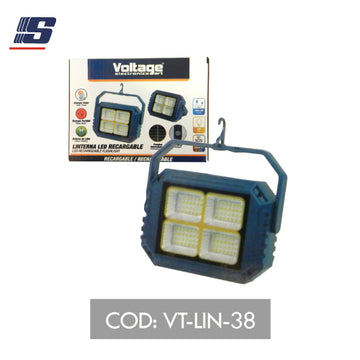 Lámpara LED reflectora solar recargable portátil 6W