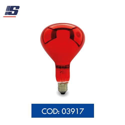 Foco infrarrojo rojo R125 250W 220-240V E27