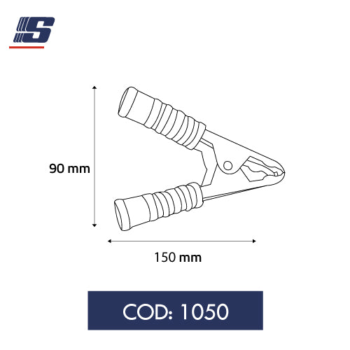 Terminal jumper de 100A (lagarto) par