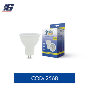Foco LED dicroico MR16 de 7W 100-265V GU5.3 6500K