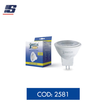 Foco LED dicroico MR11 de 3.5W 100-265V GU4 3000K