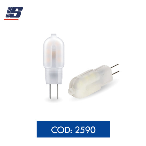 Foco LED bipin G4 de 2.3W 110-130V 3000K