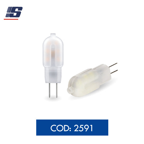 Foco LED bipin G4 de 2.3W 110-130V 6500K