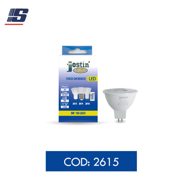 Foco LED dicroico MR16 5W RGB E27 GU5.3