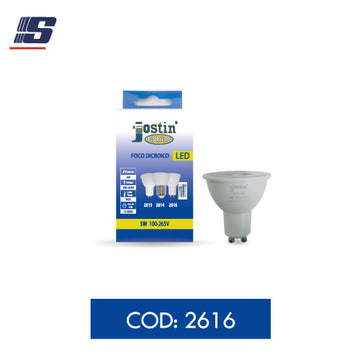 Foco LED dicroico MR16 5W RGB GU10