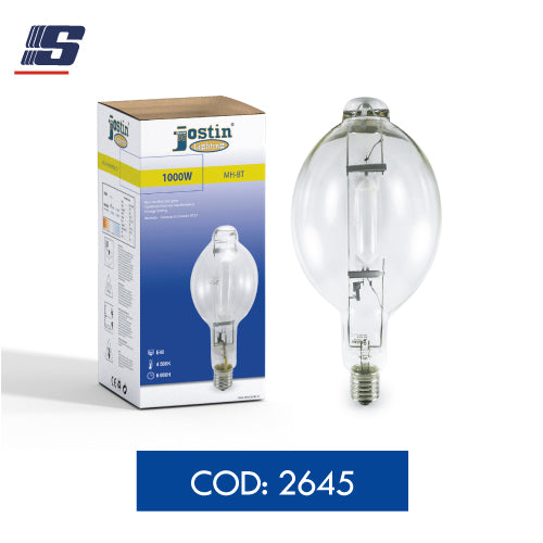 Foco metal halide BT56 ovoide 1000W