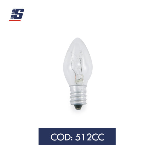 Foco candelabro C7  7W E12 claro