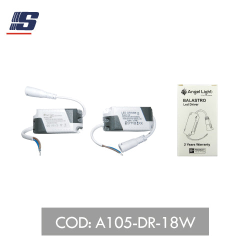 Balastro electrónico DRIVER LED 18W