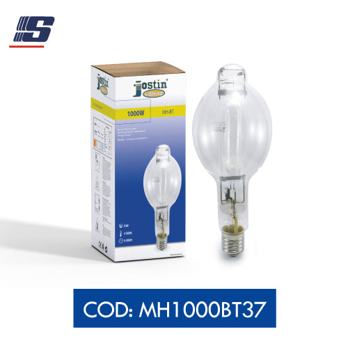 Foco metal halide BT37 compacto ovoide 1000W