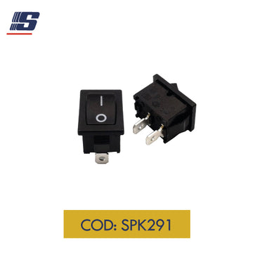 Interruptor mini 2 pines ON-OFF negro