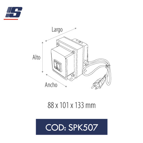 Convertidor de voltaje 300W 110V / 220V