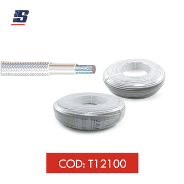 Cable de temperatura 200ºC 300V siliconado 12 AWG 100M
